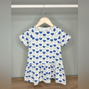 Winter Water Factory - Milwaukee Dress  - Tulips Blue